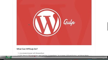 4.2. Become a WordPress Developer: WPGulp & WPGulpTheme