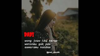 #storyWA #storyterkini  dadi wong jowo iku keras !