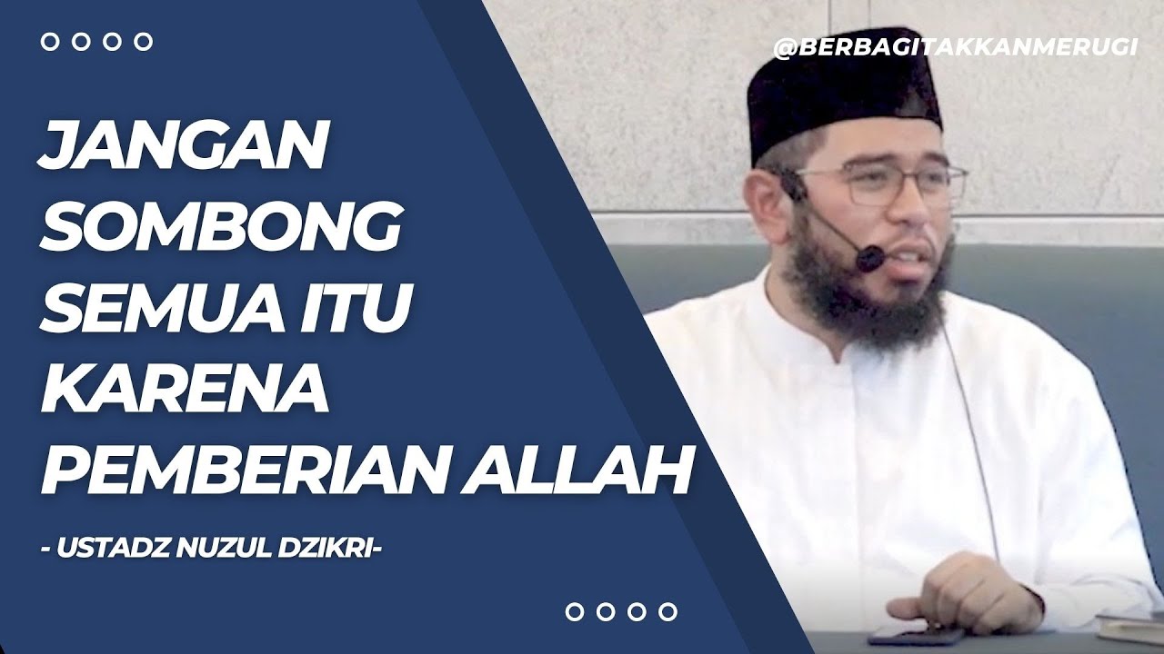 KITA INI BUKAN APA APA KALAU BUKAN KARENA PERTOLONGAN ALLAH | USTADZ NUZUL DZIKRI