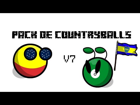 Pack de Countryballs V7 (Más accesorios, más youtubers, más balls, etc)
