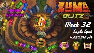 Zuma Blitz - Week 32 - Eagle Eyes 4.020M