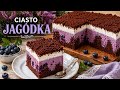 🫐 CIASTO JAGÓDKA 🫐 | Puszyste, kremowe i obłędnie pyszne 🍰✨
