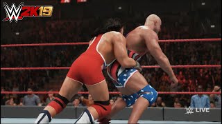 Wwe 2K19 - Kurt Angle Vs. Chad Gable