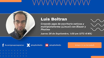 Creando apps de escritorio nativas y multiplataforma (¡Linux!) con Blazor y Photino - Jornada 5 | As