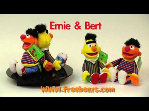 bert and ernie plush toys