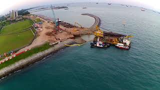 Toksim Droning W Family Marina Barrage Singapore Hubsan H591S