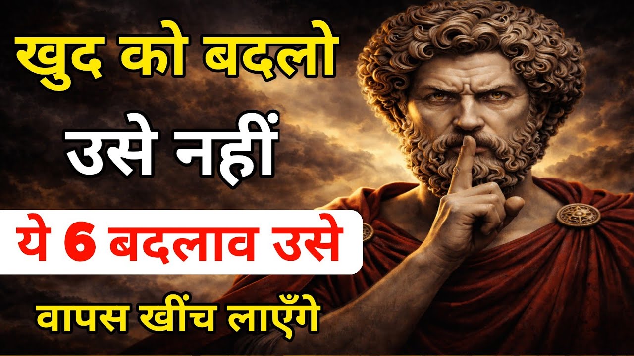 उसे मत बदलो… खुद को बदलो — ये 6 बदलाव उसे लौटने पर मजबूर करेंगे | dark psychology stoicism
