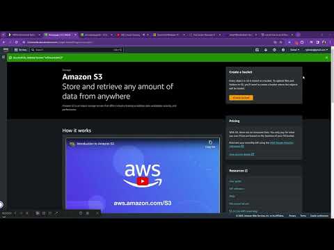 Using an S3 Bucket with console and AWS CLI