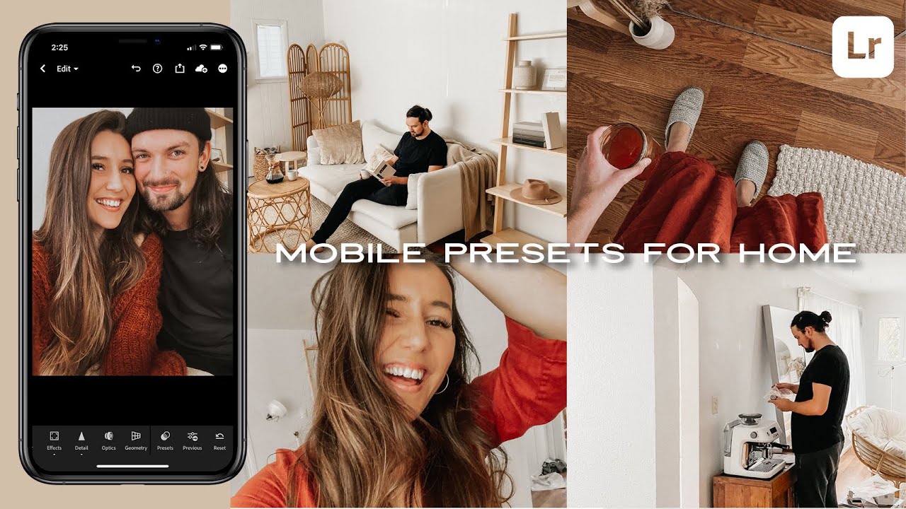 HOMEBODY Lightroom MOBILE PRESETS from Athena and Camron | Warm, Minimal, Cozy