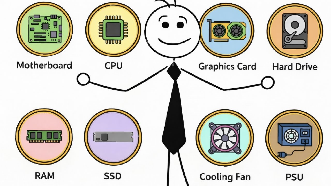Every Computer components explain in 7 minutes