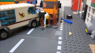 (LEGO)　スマホしながら運転した結果・・・