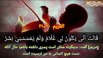 مقطع زیبا از سوره المریم در مقام البیات/ قاری فواداحمد محمدی