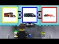 Lego experimental train flipper truck stop motion train raubberfall  billy bricks  wildbrain