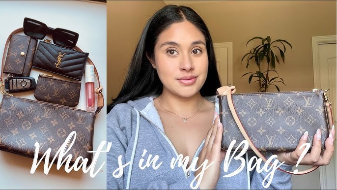 WHAT'S IN MY BAG?!: LOUIS VUITTON POCHETTE ACCESSORIES (MONOGRAM