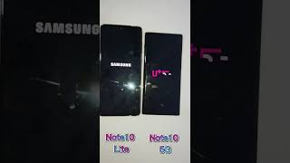 Samsung Galaxy Note10 Lite Vs Samsung Galaxy Note10 5G Speed Test