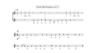 Virtual Sight Reading Level 3.1 (Voice)