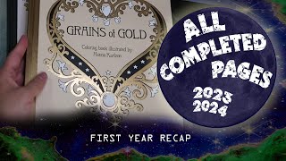 FIRST YEAR RECAP | All Completed Pages in 2023 to 2024