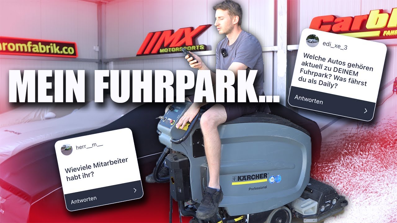 Vorschaubild zum Video „Mit der Putzmaschine zur Arbeit Q&A - FRAGE/ANTWORT ✅ - MX Motorsports -“