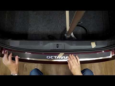 Наклейка на задний бампер Skoda Octavia 2 #наклейки от #style45