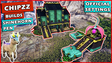 Ark: How To Build A Shinehorn Pen | Building Tutorial | Official Settings