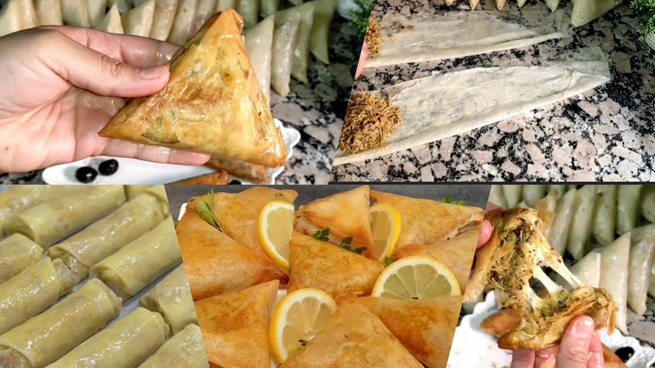 بريوات بالقمرون 🍤والفرماج بحشوة معلكة و لذيذة جداً متشبعوش منهم 😍