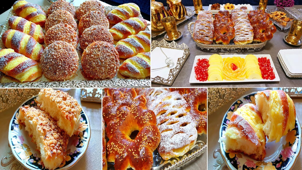 نوعي فطور العيد بأروع بريوش من داكشي الرفيع خفيف بحال الريشة بدون دلك ولا مجهود 4أشكال بنكهات مختلفة