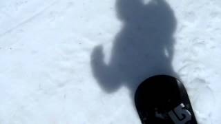Lyndall's First Ski Run in Mammoth March 2012!!!!!!