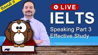 IELTS Live Class  Speaking Part 3 Effective Learning