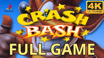 Crash Bash (PSX) Full Game 200% All Gems & relics No Commentary【4K60ᶠᵖˢ UHD】
