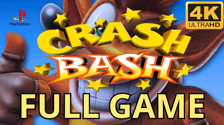 Crash Bash (PSX) Full Game 200% All Gems & relics No Commentary【4K60ᶠᵖˢ UHD】