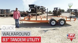 Tandem Axle Channel Utility (UL) Quick Walkaround