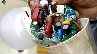 Rechargeable Led Bulb Repair बैटरी भी सही है फिर भी नहीं चल रहा सिर्फ बिजली से चल रहा है