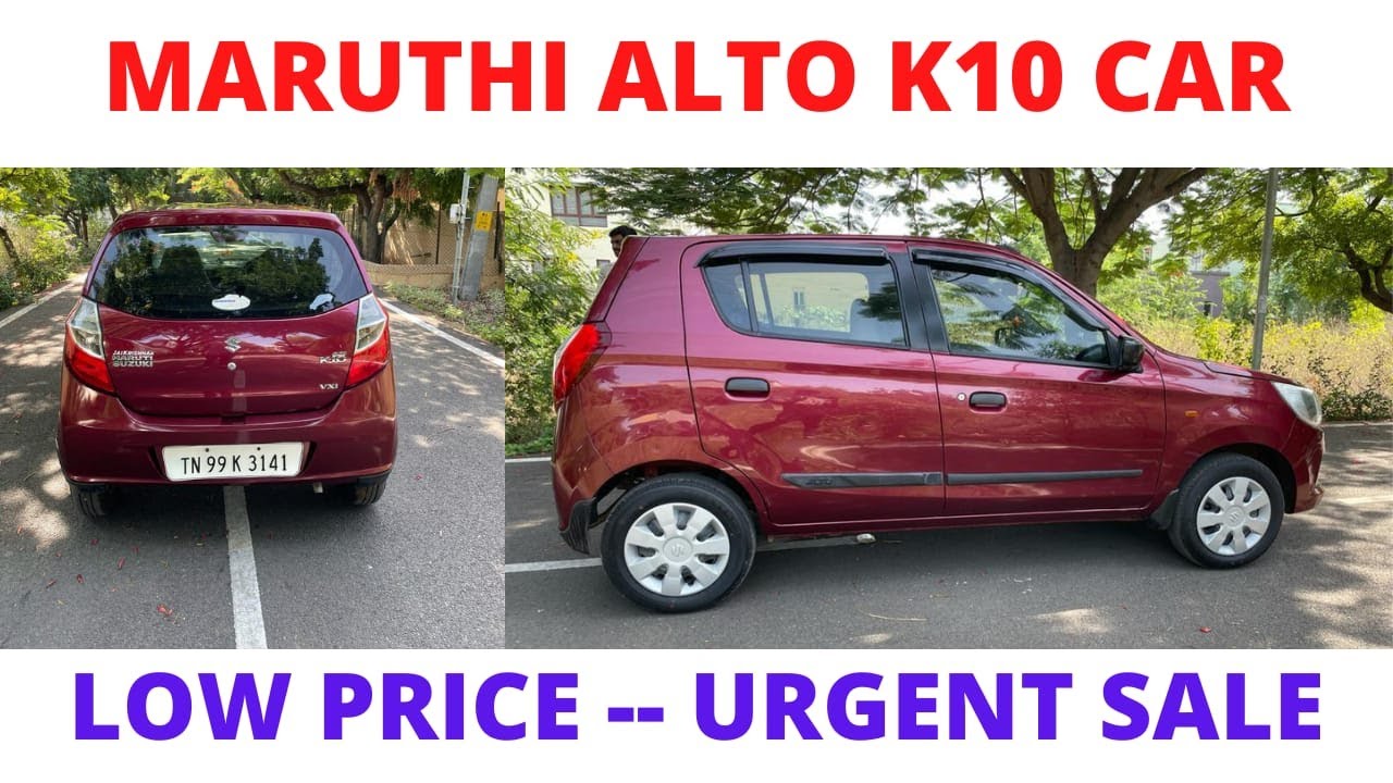 Maruthi Alto k10 Second hand Car, Used Alto car under 1Lakh,less price ...