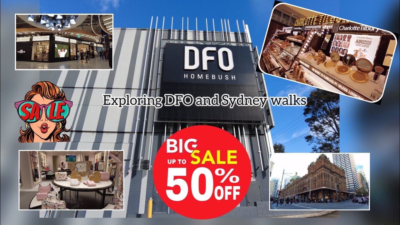 Exploring DFO/ SYDNEY WALKS YouTube