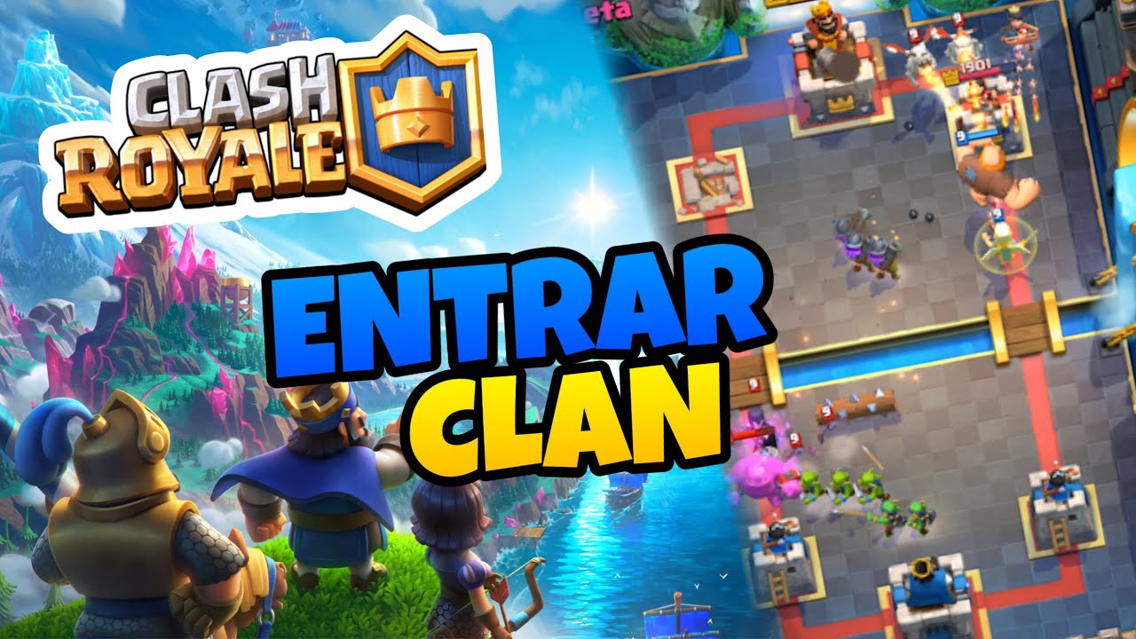 👉 Como ENTRAR en un CLAN en CLASH ROYALE [2023] - YouTube