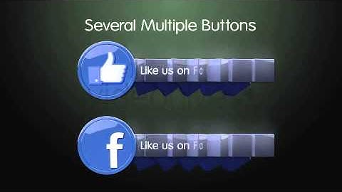 After Effects Project Files   Animated Social Buttons Element 3D   VideoHive