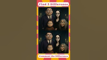 Find 3 Difference #brainteaser #findthedifference #puzzle #99CantFindIt #Shorts #youtubeshorts