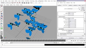 Maya Tutorial: Butterflies part 6 of 7