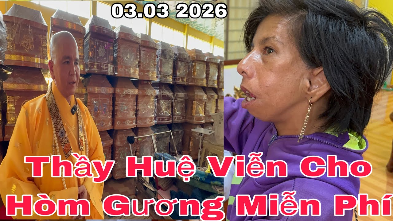 Thầy Thích Huệ Viễn Tặng Hòm Miễn Phí #yeucuocsong #giadinh #thinhhanh #amthuc 