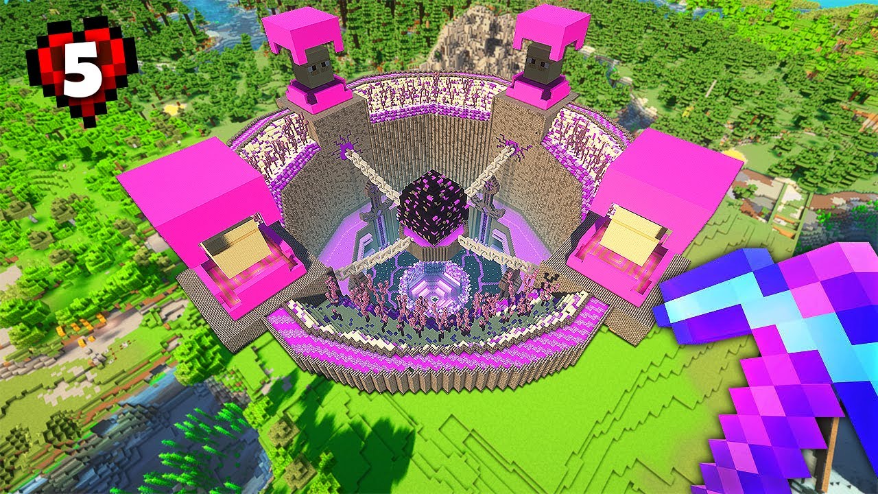 How To Transform An End Portal In Minecraft HARDCORE - YouTube