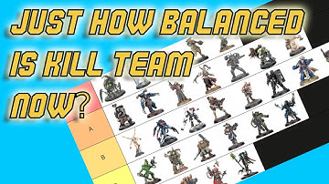 Why is Kill Team Balanced This Way? Tierlist and Stats