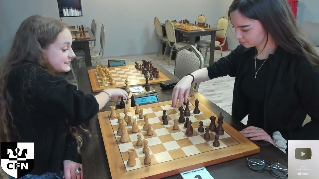 Chess Queens in Action: Who Will Claim Victory in This Intense Face-off? Alina vs Christina