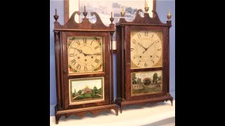 Original 1820s Eli Terry Pillar & Scroll Clock Compared To A 1970s Replica. Which Would You Choose? Net Worth
