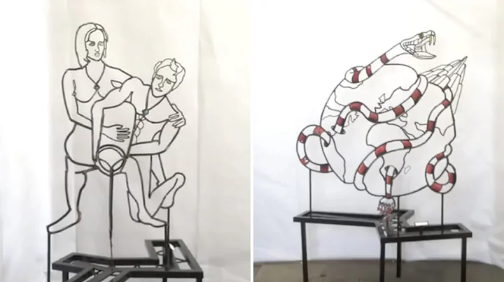 Ces sculptures changent de forme selon votre angle...