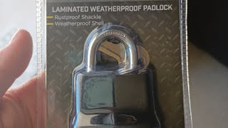 Lockpicking The DG Pro Essentials Weatherproof Padlock