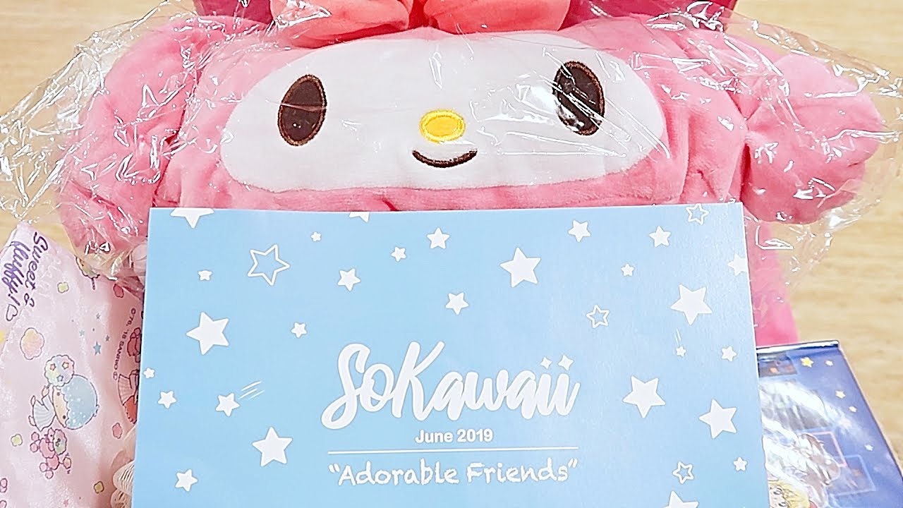 SoKawaii Box JUNE 2019 Unboxing - Adorable Friends