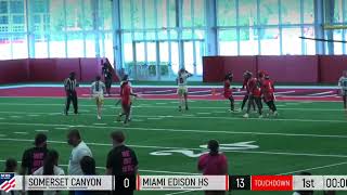 2026 FHSAA 1A Flag Football Championship: Somerset Canyon vs Miami Edison (condensed)