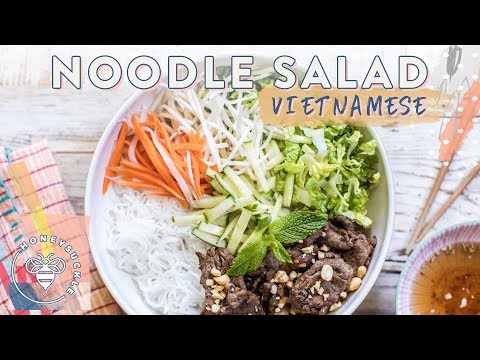 Vietnamese Beef NOODLE SALAD (Bun Bo Xao)