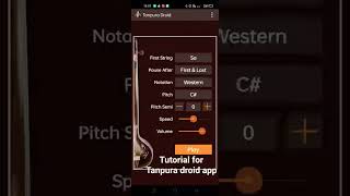 tutorial for Tanpura droid app #tanpura #tanpuradroid #tanpuradroidapp screenshot 5