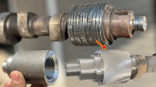 Most Reliable process // How Knowledgeable Mechanic Repaired Seized Cameshaft Of Heavy Truck Engine